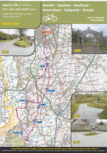 Cumbria Cycle Route Map 2